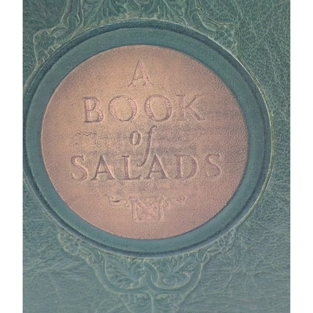 Arnold Shircliffe Edgewater Beach Hotel Salad Book Green Hardcover Vintage Good